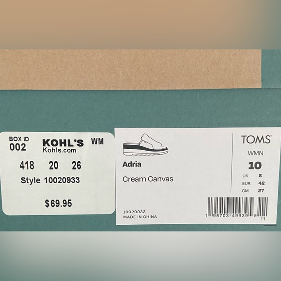 TOM’S Adria Canvas Wedges - Picture 3 of 5